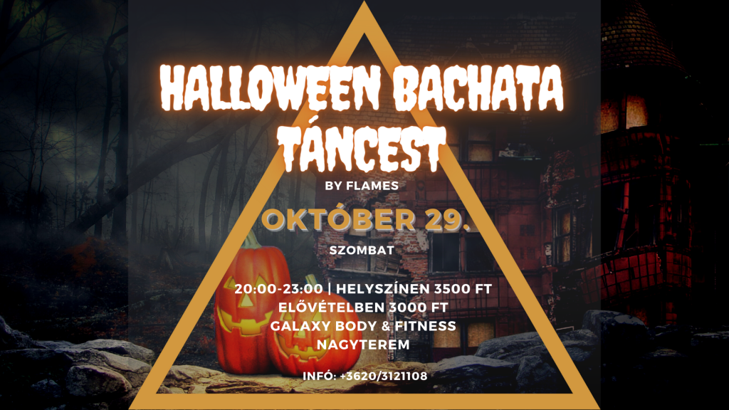 Flames Bachata Táncest Halloween Győr